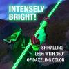 imageBOSS Audio Systems WP4 ATV Whip  48 inch 360 degree RGB RedGreenBlue Multicolor 20 Color Combinations 15 Brightness Levels Marine Rated Weatherproof IP67 Easy InstallationWP4