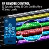 imageBOSS Audio Systems WP4 ATV Whip  48 inch 360 degree RGB RedGreenBlue Multicolor 20 Color Combinations 15 Brightness Levels Marine Rated Weatherproof IP67 Easy InstallationWP2