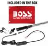 imageBOSS Audio Systems XP6 ATV Chasing LED Whip  72inch 360degree RGB Illumination Control App IP67 Weatherproof Rated Easy Installation