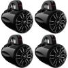 imageBOSS Audio 4quot 2 Way 400W Weatherproof Marine Grade Speaker Waketower 4 Pack