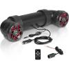 imageBOSS Audio Systems ATV65BRGB ATV UTV Weatherproof Sound System  65 Inch Speakers 1 Inch Tweeters Full Range Audio Builtin Amplifier Bluetooth MultiColor Illumination Hook Up To Stereo4 Speakers  RGB