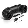 imageBOSS Audio Systems ATV85B ATV UTV Weatherproof Sound System  8 Inch Speakers 15 Inch Tweeters Builtin Amplifier Bluetooth Remote Easy Installation for 12V Vehicles