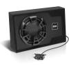 imageBOSS Audio Systems B12ES 12 Inch Powered Car Subwoofer Package  1200 High Output Builtin Amplifier Low Profile Remote Subwoofer Control 16 ft Cable