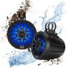 imageBOSS Audio Systems B62ABT ATV UTV Marine Weatherproof Waketower System  Amplified 65 Inch Stereo Speakers Full Range 2 Way Tweeters Bluetooth IPX5 Rated Sold in Pairs for Boat Wake Tower65 Speakers RGB 500W