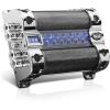 imageBOSS Audio Systems Cap18  18 Farad Car Capacitor For Energy Storage To Enhance Bass Demand From Audio System Audible Warning Tone For Reverse Polarity Voltage Overload Low Battery Voltage Led18 Farad