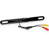 imageBOSS Audio Systems LPCB36 Car Truck Rearview Backup Reverse Camera  License Plate Mount 170 Wide Angle Rear View Cam Low Light FriendlyBlack