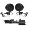 imageBOSS Audio Systems MC420B 3 Inch Motorcycle Speakers and Amplifier Audio Sound System  Class D Compact Amplifier Weatherproof Volume Control ATV UTV Compatible For Stereo Tweeters2 3 Black Speakers  Class D Amp