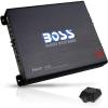 imageBOSS Audio Systems R1600M Monoblock Car Amplifier  1600 W High Output LowHigh Level Inputs Low Pass Crossover Hook Up to Subwoofer for Bass3400W Monoblock