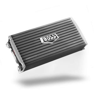 imageBOSS Audio Systems AR2000M Monoblock Car Amplifier  2000 High Output HighLow Level Inputs LowPass Crossover Hook Up to Subwoofer for BassClass D Monoblock 4000W