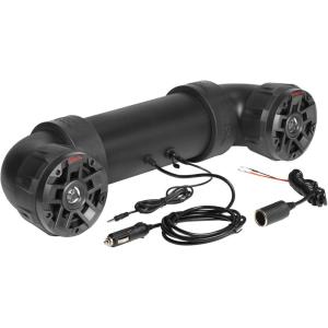 imageBOSS Audio Systems ATV65BRGB ATV UTV Weatherproof Sound System  65 Inch Speakers 1 Inch Tweeters Full Range Audio Builtin Amplifier Bluetooth MultiColor Illumination Hook Up To Stereo4 Speakers  Black