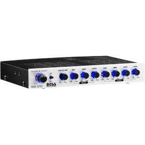 imageBOSS Audio Systems AVA1210 7 Band PreAmp Car Equalizer with GoldPlated Front Rear and Subwoofer Outputs7Band PreAmp EQ