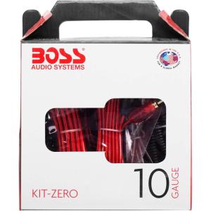 imageBOSS Audio Systems KITZERO 10 Gauge Car Amplifier Install Wiring Kit  Makes Connections and Brings Power to Your Radio Subwoofers and Speakers10 Gauge