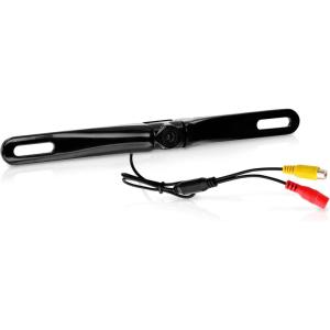 imageBOSS Audio Systems LPCB36 Car Truck Rearview Backup Reverse Camera  License Plate Mount 170 Wide Angle Rear View Cam Low Light FriendlyBlack