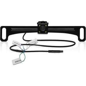 imageBOSS Audio Systems LPCB40 Reverse Rearview License Plate Backup Car Camera  170 Wide Angle Rear View Weatherproof Back Up Cam