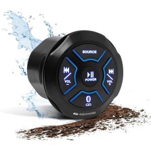 imageBOSS Audio Systems MGV520B Marine Gauge Receiver  Weatherproof 3 Inch LCD Builtin Amplifier Bluetooth Digital Media MP3 Player No CD Player USB Port AMFM RadioMGR250B Receiver