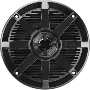 imageBOSS Audio Systems MR52B 525 inch Marine Boat Stereo Speakers  150 Watts per Pair Coaxial 2 Way Full Range 4 Ohms Weatherproof Sold in Pairs