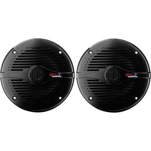 imageBOSS Audio Systems MR60B 65 Inch Marine Speakers  Weatherproof 200 Watts of Power Per Pair 100 Watts Each Full Range 2 Way Sold In Pairs65 200 Watts Black