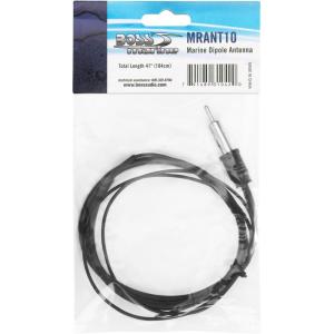 imageBOSS Audio Systems MRANT10 Weatherproof Marine Dipole Hideaway AntennaBlack