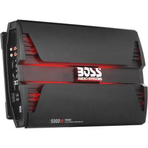 imageBOSS Audio Systems PD5000 Phantom 5000Watt 1 2 4 Ohm Stable Class D Monoblock Car Amplifier with Remote Subwoofer Control5000 Watt Class D