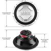 imageBOSS Audio Systems CX122 Chaos Exxtreme Series 12 Inch Car Subwoofer  1400 Watts Max Single 4 Ohm Voice Coil Hook Up to Amp