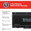 imageBOSS Audio Systems OX4400 4 Channel Class AB Car Amplifier  1600 High Output LowHigh Level Inputs Low Pass Crossover Add Bass to Your Subwoofer1600W 4Channel