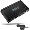 imageBOSS Audio Systems OX4400 4 Channel Class AB Car Amplifier  1600 High Output LowHigh Level Inputs Low Pass Crossover Add Bass to Your Subwoofer1600W 4Channel