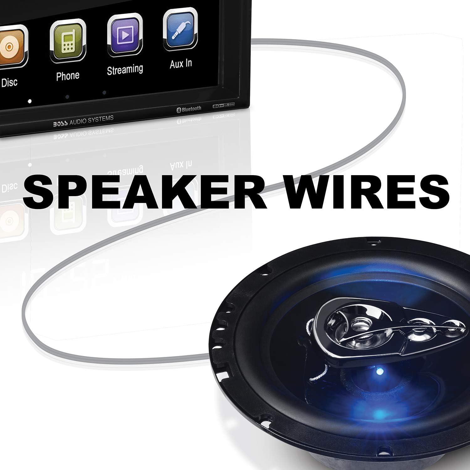 imageBOSS Audio Systems KIT10 4 Gauge Amplifier Installation Wiring Kit  A Car Helps You Make Connections and Brings Power to Your Radio Subwoofers Speakers8 Gauge