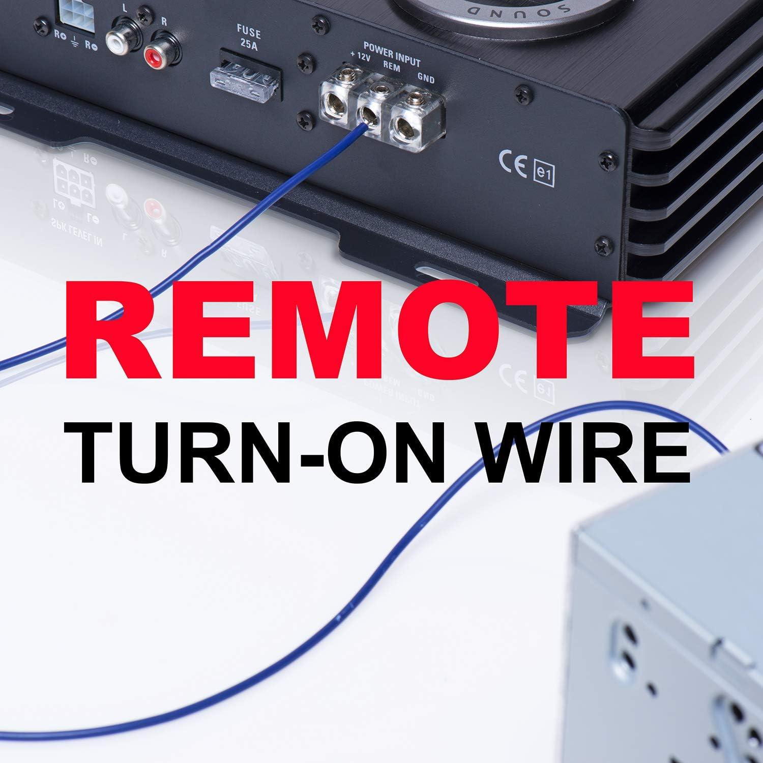 imageBOSS Audio Systems KIT10 4 Gauge Amplifier Installation Wiring Kit  A Car Helps You Make Connections and Brings Power to Your Radio Subwoofers Speakers8 Gauge