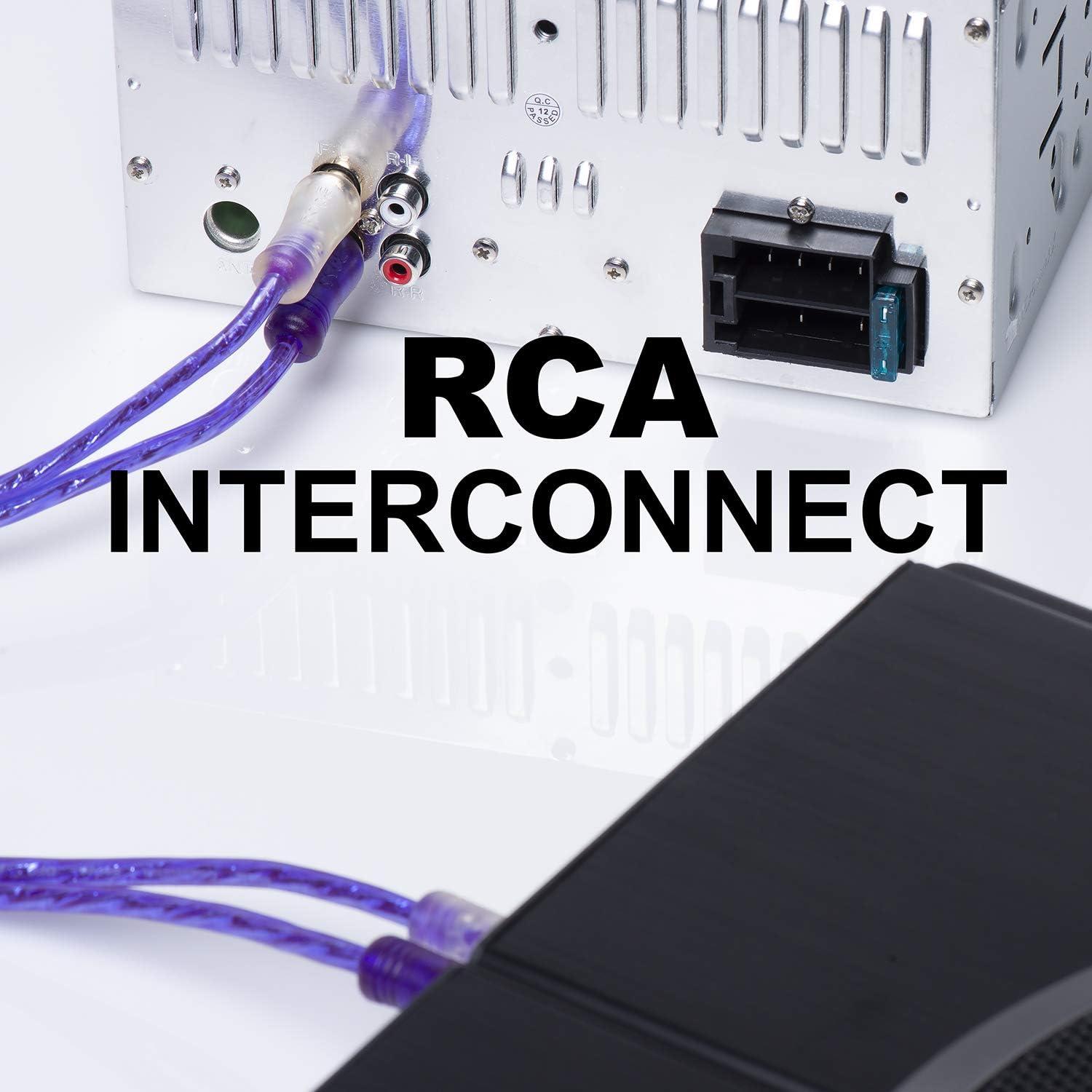 imageBOSS Audio Systems KIT10 4 Gauge Amplifier Installation Wiring Kit  A Car Helps You Make Connections and Brings Power to Your Radio Subwoofers Speakers8 Gauge