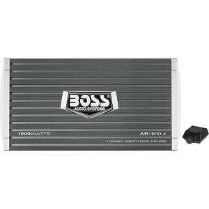 imageBOSS Audio Systems AR16004 4 Channel Car Amplifier  1600 Watts Full Range Class AB 24 Ohm Stable Mofet Power Supply Bridgeable