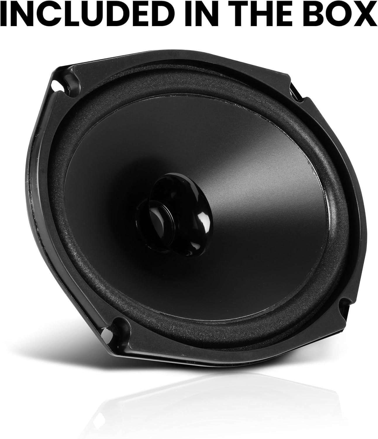 imageBOSS Audio Systems BRS40 50 Watt 4 Inch  Full Range Replacement Car Speaker  Sold Individually6 x 9 Speaker