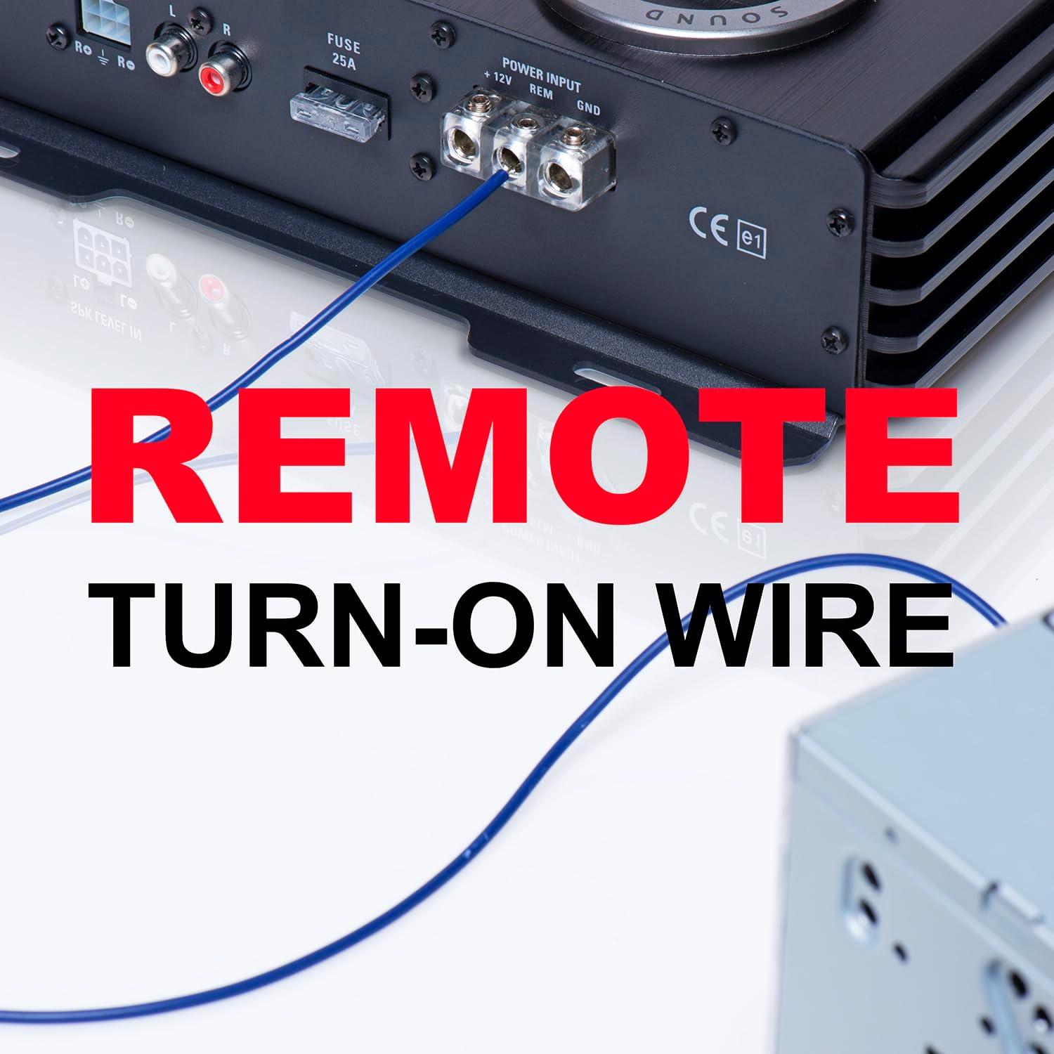 imageBOSS Audio Systems KIT20 0 Gauge Amplifier Installation Wiring Kit  A Car Amplifier Wiring Kit Helps You Make Connections and Brings Power to Your Radio Subwoofers and Speakers4 Gauge