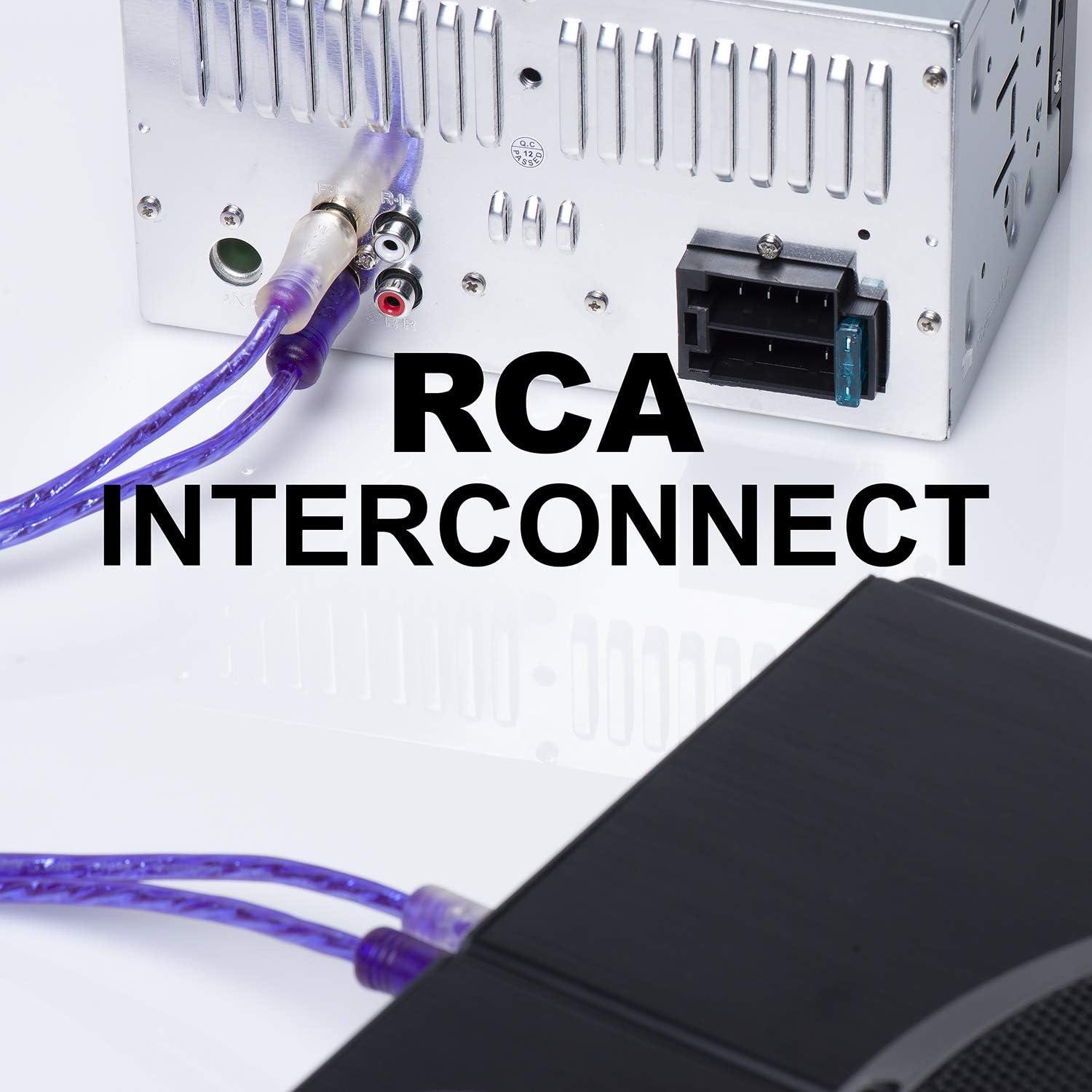 imageBOSS Audio Systems KIT20 0 Gauge Amplifier Installation Wiring Kit  A Car Amplifier Wiring Kit Helps You Make Connections and Brings Power to Your Radio Subwoofers and Speakers4 Gauge