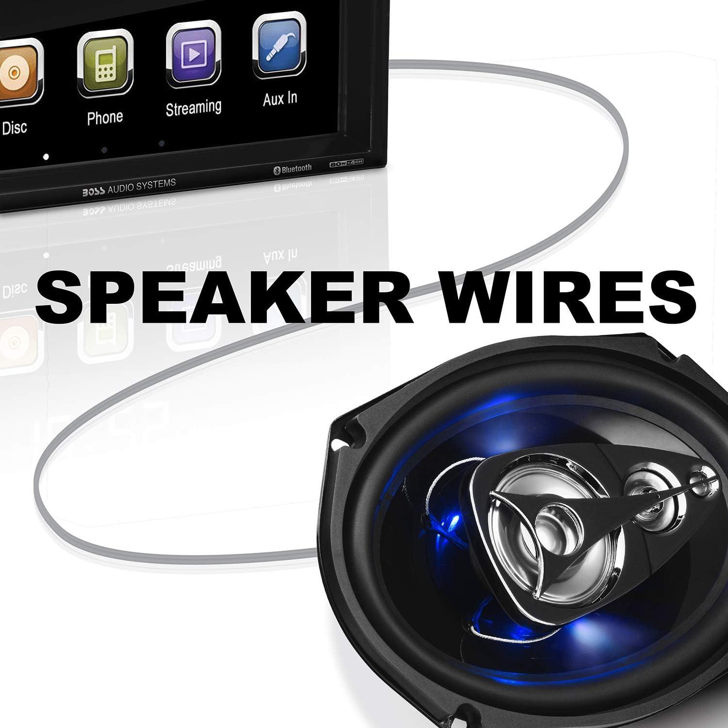imageBOSS Audio Systems KIT20 0 Gauge Amplifier Installation Wiring Kit  A Car Amplifier Wiring Kit Helps You Make Connections and Brings Power to Your Radio Subwoofers and Speakers4 Gauge