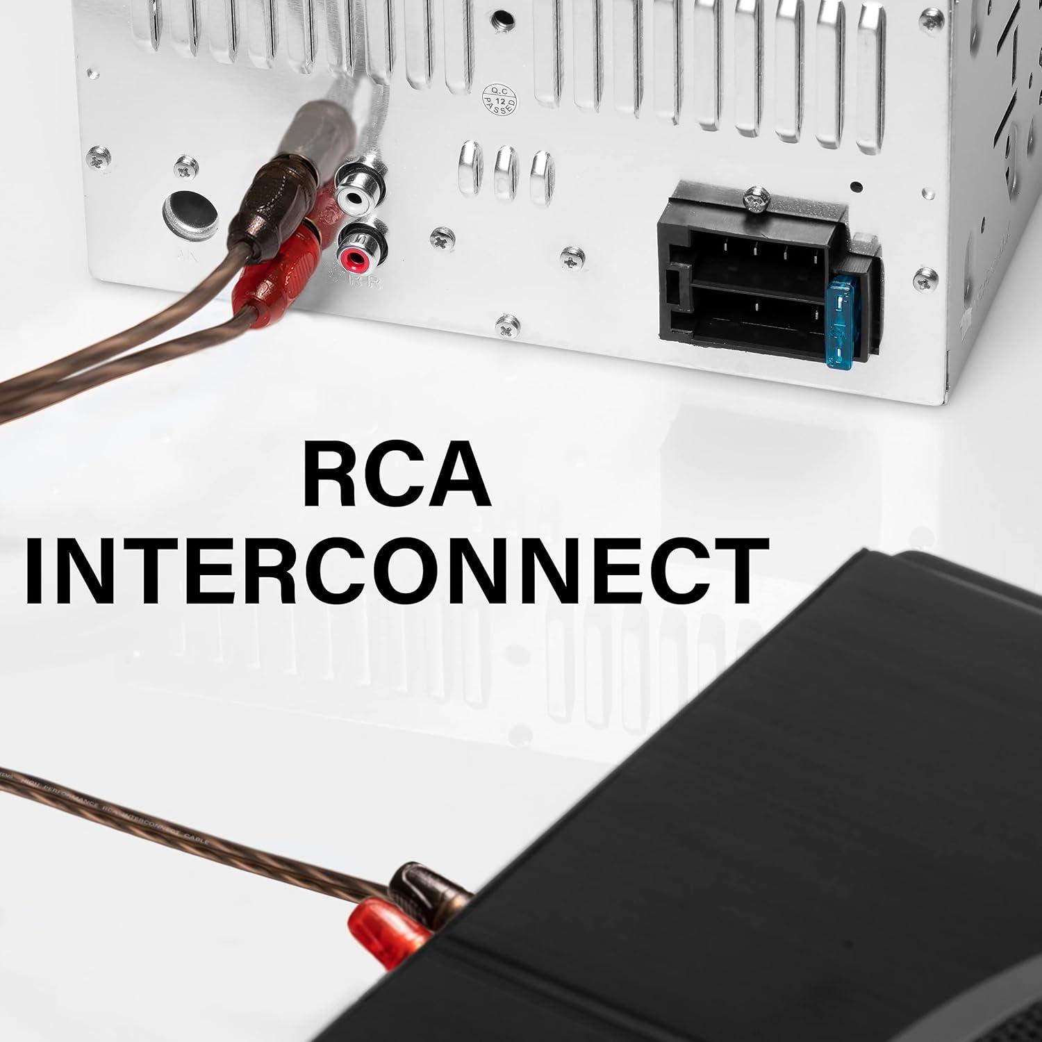 imageBOSS Audio Systems KIT20 0 Gauge Amplifier Installation Wiring Kit  A Car Amplifier Wiring Kit Helps You Make Connections and Brings Power to Your Radio Subwoofers and Speakers0 Gauge