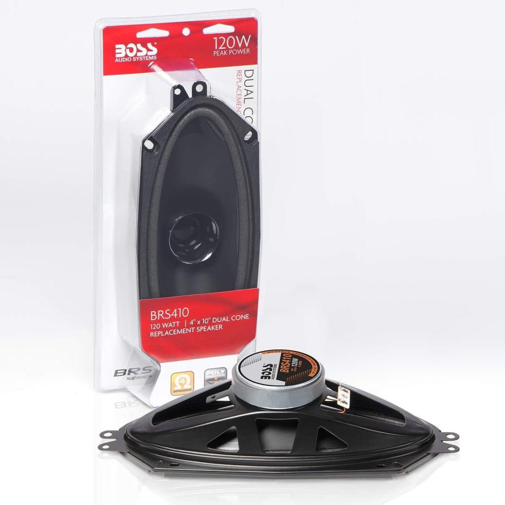 imageBOSS Audio Systems BRS40 50 Watt 4 Inch  Full Range Replacement Car Speaker  Sold Individually4 x 10 Speaker