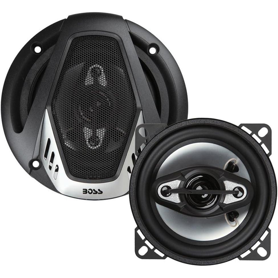 imageBOSS Audio Systems NX654 Onyx Series 65 Inch Car Door Speakers  400 Watts per pair Coaxial 4 Way Full Range 4 Ohms Sold in Pairs Bocinas Para Carro4 4Way
