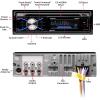 imageBOSS Audio Systems 750BRGB Car Stereo  Single Din Bluetooth CD Player AMFM Radio Receiver USB AUX Input Multi Color Illumination508UAB  2 Speaker Package