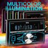 imageBOSS Audio Systems 850BRGB Car Stereo System  Double Din Bluetooth Audio and Calling Head Unit Aux In USB CD Player Multi Color Illumination AMFM Radio Receiver Hook Up To AmplifierStereo No CD