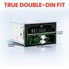 imageBOSS Audio Systems 850BRGB Car Stereo System  Double Din Bluetooth Audio and Calling Head Unit Aux In USB CD Player Multi Color Illumination AMFM Radio Receiver Hook Up To AmplifierStereo No CD