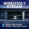 imageBOSS Audio Systems 850BRGB Car Stereo System  Double Din Bluetooth Audio and Calling Head Unit Aux In USB CD Player Multi Color Illumination AMFM Radio Receiver Hook Up To AmplifierStereo No CD