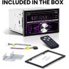 imageBOSS Audio Systems 850BRGB Car Stereo System  Double Din Bluetooth Audio and Calling Head Unit Aux In USB CD Player Multi Color Illumination AMFM Radio Receiver Hook Up To AmplifierStereo With CD