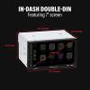 imageBOSS Audio Systems BCP62 Car Stereo  Apple CarPlay Double Din 62 Inch Capacitive Touchscreen Bluetooth No CD DVD Player AMFM Radio Receiver USB7 Inch No CD  Backup Camera