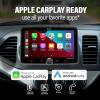 imageBOSS Audio Systems BCPA10RC Car Stereo  Apple CarPlay Android Auto Single Din 101 Inch LCD Touchscreen Bluetooth No CD DVD Player AMFM Radio Receiver Backup Camera7 Inch