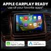 imageBOSS Audio Systems BCPA10RC Car Stereo  Apple CarPlay Android Auto Single Din 101 Inch LCD Touchscreen Bluetooth No CD DVD Player AMFM Radio Receiver Backup Camera10 Inch