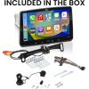 imageBOSS Audio Systems BCPA10RC Car Stereo  Apple CarPlay Android Auto Single Din 101 Inch LCD Touchscreen Bluetooth No CD DVD Player AMFM Radio Receiver Backup Camera10 Inch