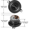 imageBOSS Audio Systems BRS40 50 Watt 4 Inch  Full Range Replacement Car Speaker  Sold Individually35 Speaker