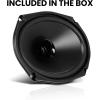 imageBOSS Audio Systems BRS40 50 Watt 4 Inch  Full Range Replacement Car Speaker  Sold Individually6 x 9 Speaker