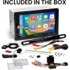imageBOSS Audio Systems BV9364B Car Stereo DVD Player  Double Din Bluetooth AudioHandsFree Calling 62 Inch Touchscreen LCD Monitor MP3 Player CD DVD USB Port SD AUX Input AMFM Radio Receiver62 BV9358B w CD  Backup Camera