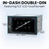 imageBOSS Audio Systems BV9364B Car Stereo DVD Player  Double Din Bluetooth AudioHandsFree Calling 62 Inch Touchscreen LCD Monitor MP3 Player CD DVD USB Port SD AUX Input AMFM Radio Receiver62 BV9364B w CD  Backup Camera